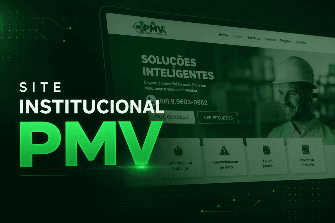 Thumbnail do projeto Site Institucional da PMV Segurança do Trabalho